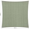 Shadow Comfort Slnečný Štvorec shadow 5,0 x 5,0 m Farba: Moonstone zelená