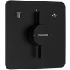 Hansgrohe DuoTurn Q Batéria pod omietku, na 2 spotrebiče, matná čierna 75414670-HG