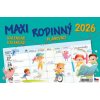 Maxi rodinný plánovací 2026 - stolní kalendář