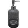 Ručný stojanový dávkovač mydla 5five Simply Smart 300 ml, sivý