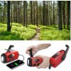 Tranzistorové solárne rádio Núdzová kľuka Powerbank Baterka Preppers 3v1