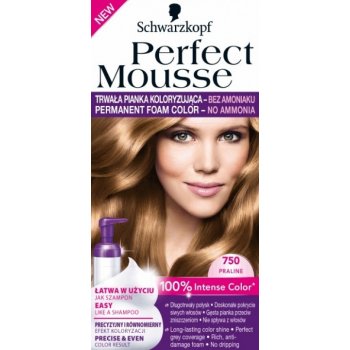 Schwarzkopf Perfect Mousse Inovatívna farbiaca pena na vlasy 750 pralinka