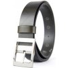 Kožený opasok SILVER TRICK, šírka 3.3cm, Slovenská výroba - Olivová