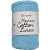Špagát Macrame Cotton Lurex Modrá 733