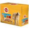 Pedigree Junior kuracie & jahňacie & hydinové & hovädzie s ryžou v želé 12 x 100 g