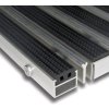 Hliníková gumová čistiace vstupná vonkajšie kefová rohož Alu Extra - 60 x 90 x 2,7 cm