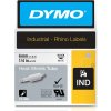 Dymo Rhino 18051, S0718260, 6mm x 1,5m čierna tlač / biely podklad, originálna páska