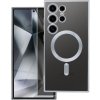 Kryt Electro Mag Cover Case Compatible With Magsafe Samsung Galaxy S24 Ultra Silver