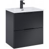 Elita Street Plus umývadlo so skrinkou 51.3 cm čierna RE020500107160