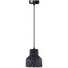 NEDES | Luster na lanku TERRAZZO 1xE27/60W/230V pr. 12 cm čierna | ND3930