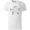 Kameň nožnice papier Spock - Tričko z organickej bavlny - M ( Biela )