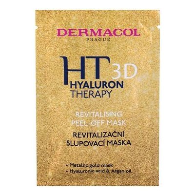 Dermacol 3D Hyaluron Therapy Revitalising Peel-Off revitalizační slupovací maska 15 ml pro ženy