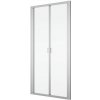 Ronal Divera Sprchové dveře 80 cm zalamovací, aluchrom/čiré D22K0805007