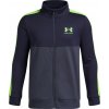 Detská športová súprava Under Armour B RIVAL CB KNIT TRACKSUIT sivá 1373978-044 - YL