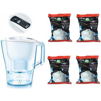 Brita Caraffe - Caraffa filtrante Aluna XL Memo, capacitá 3500 ml, bianco  1039269