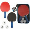 Sada na stolný tenis, 2 rakety 26cm + 3 loptičky, v púzdre