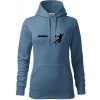Handball sport - Mikina dámská Cape s kapucí - S ( Denim )