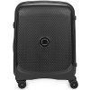 DELSEY PARIS Pevné cestovné kufre BELMONT PLUS 4DR CABINE 55CM SLIM Čierna