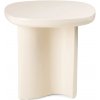 Hector Odkladací stolík Puro 50 cm svetlobéžový