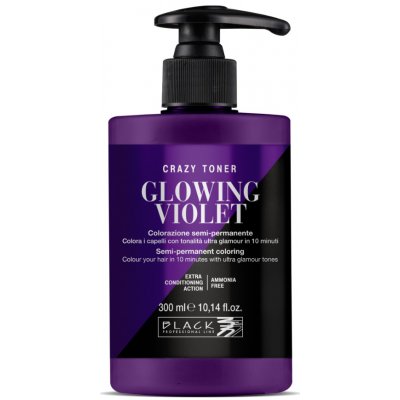 Black crazy toner Glowing Violet (black crazy toner 300 ml)