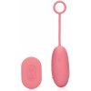Loveline Ultra Soft Silicone Egg Vibrator with Remote Control Pink Arabesque