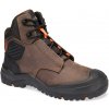PORTWEST STEEL S3 FT30 / Členková kožená obuv S3 SC HRO HI CI LG SR - brown 39