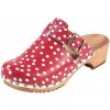 PE15 červené a biele bodky - 36 / červené a biele bodky