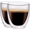 MAXXO SKLENICE ESPRESSO Dvojité TERMO borosilikátové sklo 80 ml