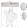 LED vianočná vitráž na batérie – SANTA