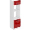 Vysoká kuchynská skrinka Belini Premium Full Version pre vstavanú rúru 60 cm červený lesk Výrobca