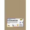 Folia Dekoračný kartón, 2 stranný, A4, 300 g, 50 listov, FOLIA, prírodný hnedý