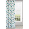 Hotový záves ALMA bielo-modrý - na priechodkách