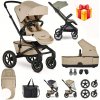 EASYWALKER Kočík kombinovaný Jimmey Sand Taupe XXL + Jackey XL Sage Green