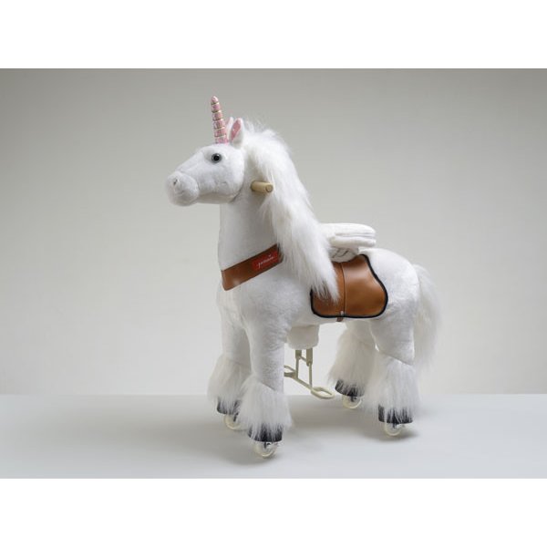 Hojdací koník Ponnie Jazdiace kôň Unicorn pre jazdce do 40 kg 80x35x93 cm