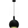 Stropné závesné LED svietidlo 1xE27, VT-89020 čierne