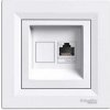 Schneider Electric Schneider ASFORA dátová zásuvka 1x RJ45 cat.5e FTP biela