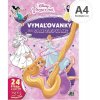 Jiří Models Vymaľovanky so samolepkami Disney princezné