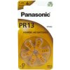 Nenabíjecí knoflíková baterie do sluchadel ZA13 Panasonic Zinc-Air 6ks Blister