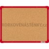 Korková nástenka 60x45 (AL rám červený)