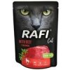 RAFI kompletní krmivo s hovězím pro kočky, bez obilovin, kapsička 300g