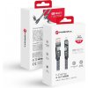 Kábel Forcell F-Energy C241 4In1 Cable Type C / USB A to Type C / Lightning Qc Pd 3A 60W 1 M Chrome