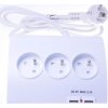 PremiumCord Predlžovací prívod 230V 1,5m 5zásuvek + vypínač + 2x USB ppd01