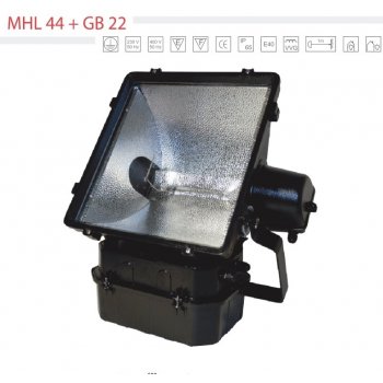 Proli MHL 44 + GB 22 2000W E40 / K12s-36, reflektor od 146,76 € - Heureka.sk