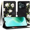 Techsuit – FlipCraft flipové puzdro pre Honor 400 Lite – Flowers of the Dawn