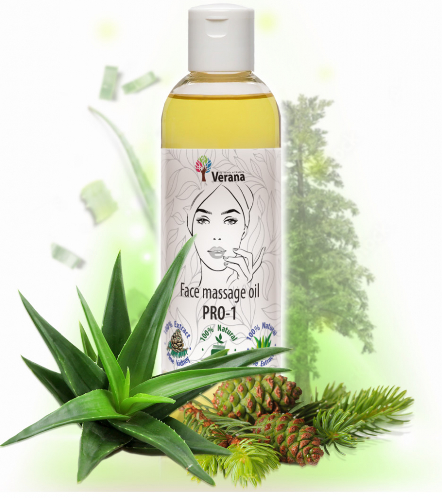 Verana masážny olej na tvár PRO-1 250 ml