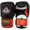 Boxerské rukavice King Fighter černo/červené