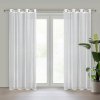 Takoy Záclona DOTI z lesklého etamínu zdobená trblietavou potlačou bodiek 140 x 250 cm-HF-457113 | 140 x 250 cm