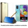 Otváracie Púzdro Luxria Clear View pre Samsung - Zlaté Samsung: Galaxy A51