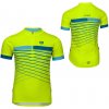 Detský cyklo dres Etape Lucky žlutá fluo/modrá - 128/134