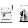 Ascaso Steel DUO PID PLUS, White&Wood + Eureka Mignon Perfetto, CR chrome